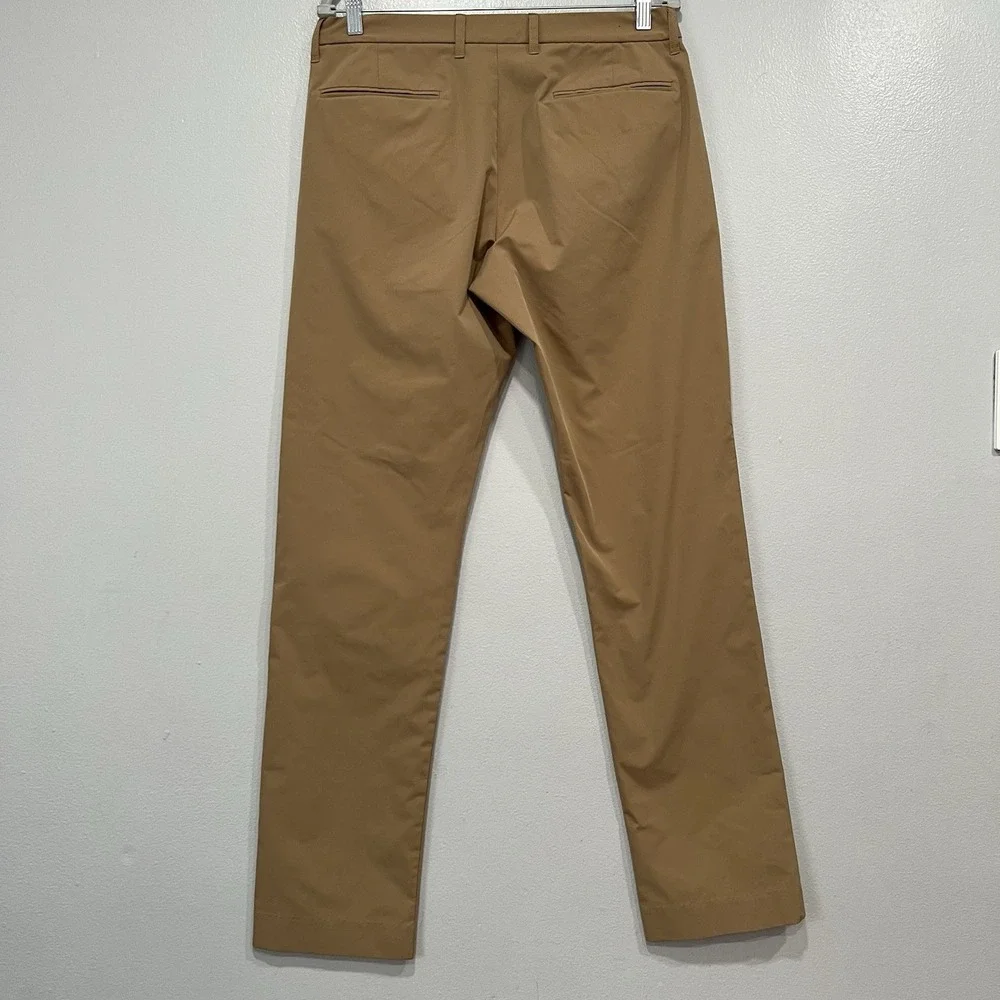 J.Crew Men's The Tech Thompson Pants Flex Size 32x34 Beige‎ Tapered